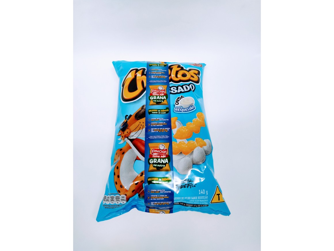 Salgadinho Cheetos Onda Requeijão 140g - Elma Chips