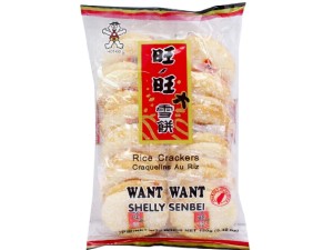 Biscoito de Arroz Shelly Sembei Doce - Want Want 150g