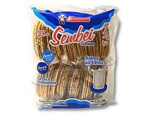 BISCOITO SEMBEI SAPPORO COOKIES AO LEITE PCT 260 GR