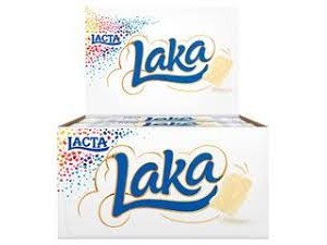 CHOCOLATE LACTA LAKA 34 GR DISPLAY 12