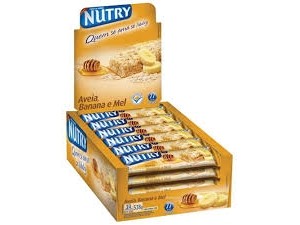 BARRA DE CEREAL NUTRY BANANA, AVEIA E MEL 24 UN