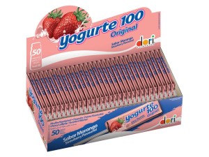 Pirulito Mastigável Iogurte 100 c/50 - Dori