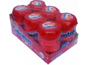 Goma de Mascar Mentos Pure Morango Bottle c/6 - Perfett