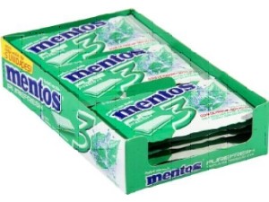 Chiclete Mentos Pure 3 Fresh Spearmint c/15 - Perfetti