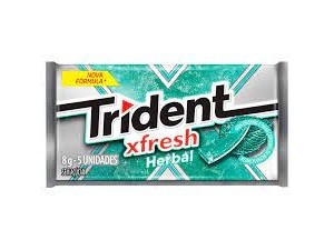 Goma de Mascar Trident X Herbal Fresh c/21 - Adams